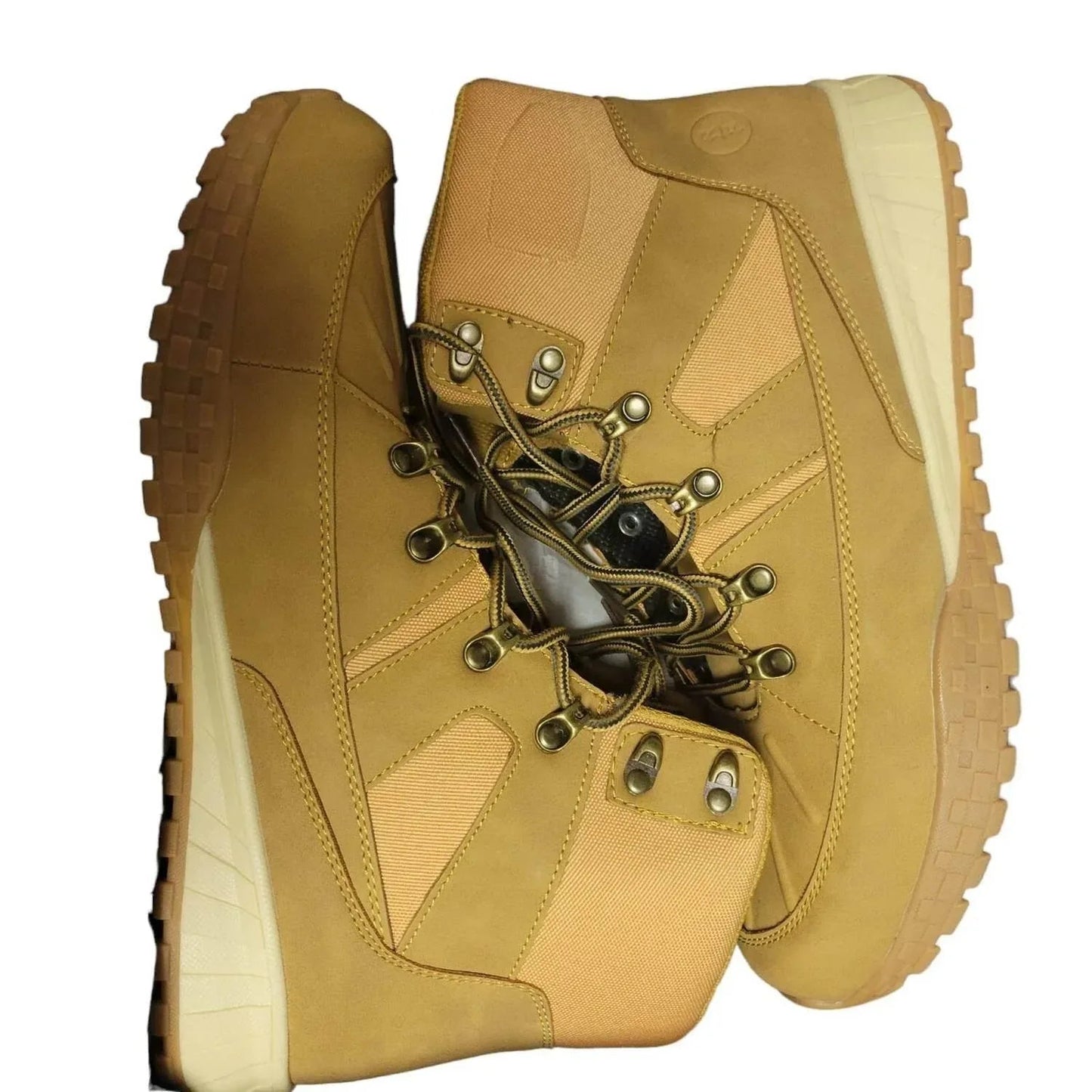 Men's Faux Leather Lace-up Boot