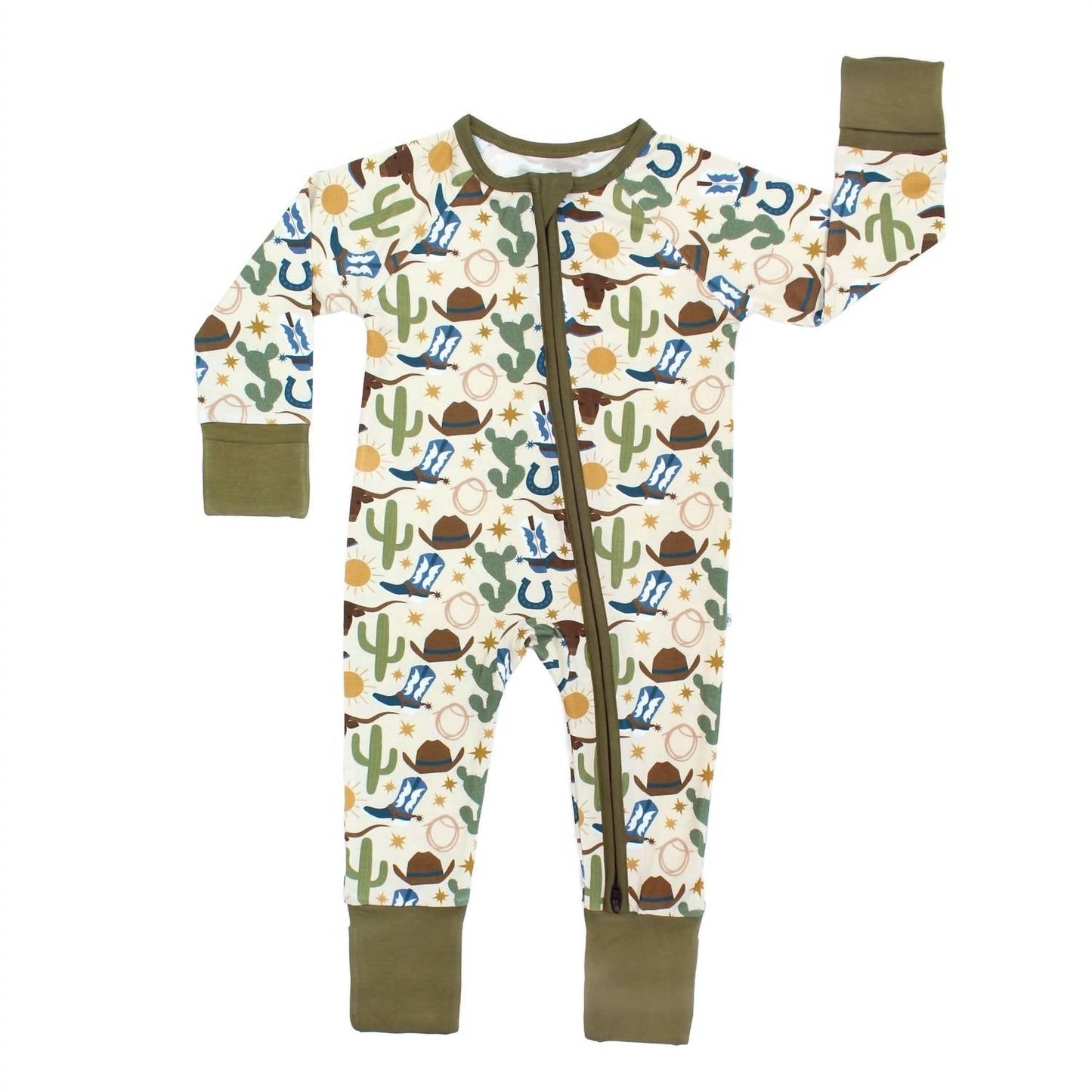 Baby Strampelanzug mit umklappbaren Füßchen