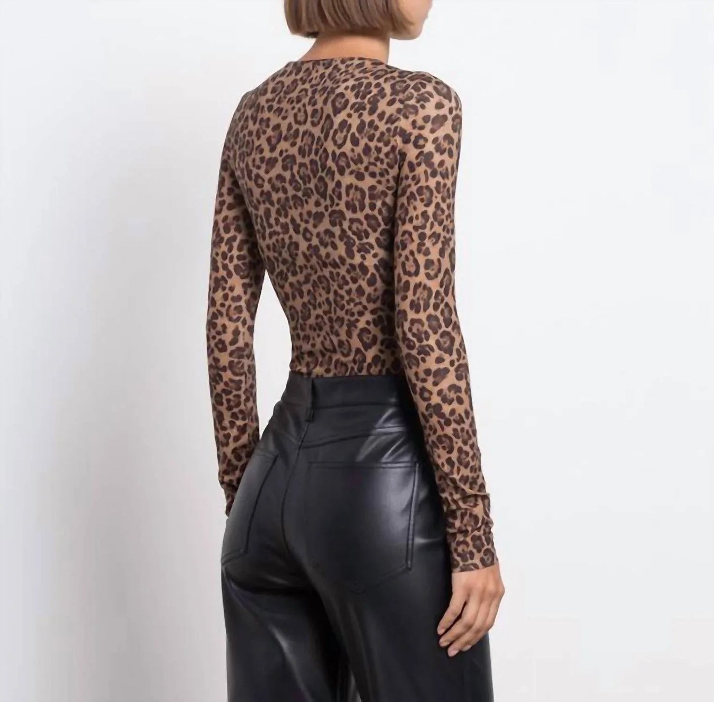 Bodysuit mit Leopardenmuster
