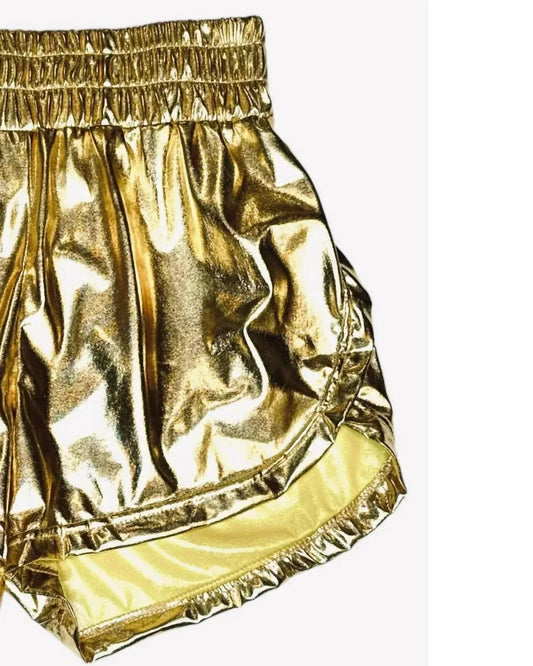 Women's Metallic Athletic Fit Short