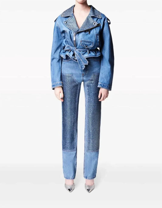 Crystal Straight Leg Jean
