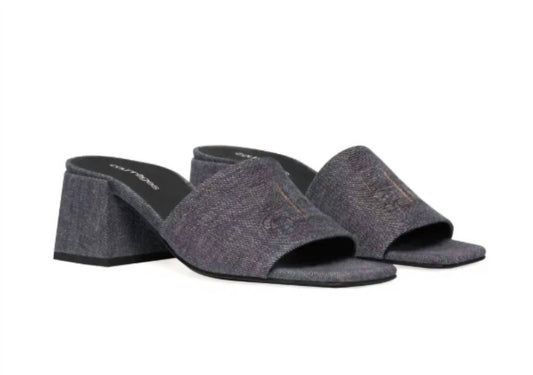 Women's Shadow Denim Slide Sandal