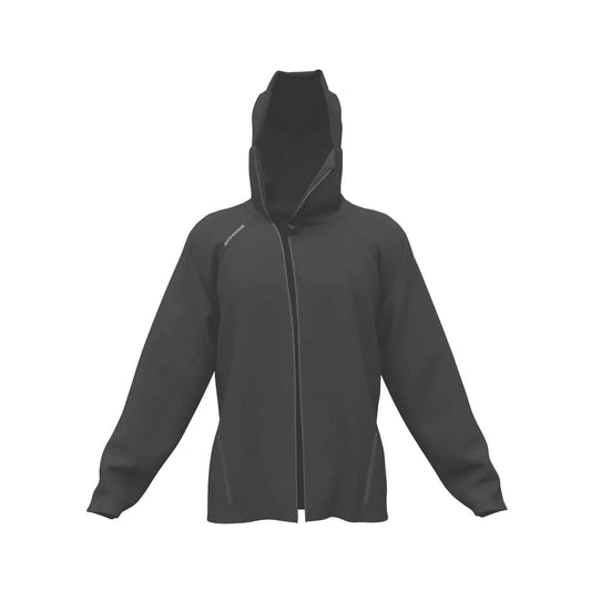 Unisex Bio-Kapuzenjacke mit durchgehendem Reißverschluss