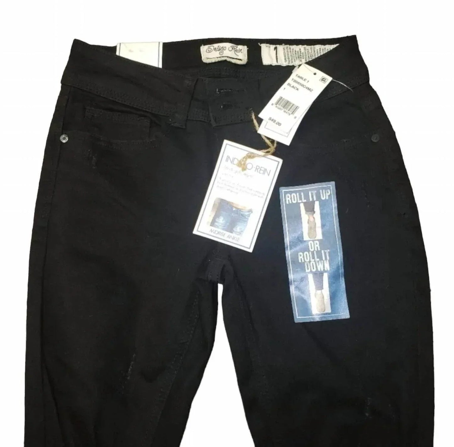 Jugendliche Mid Rise Ripped Ankle Skinny Jeans