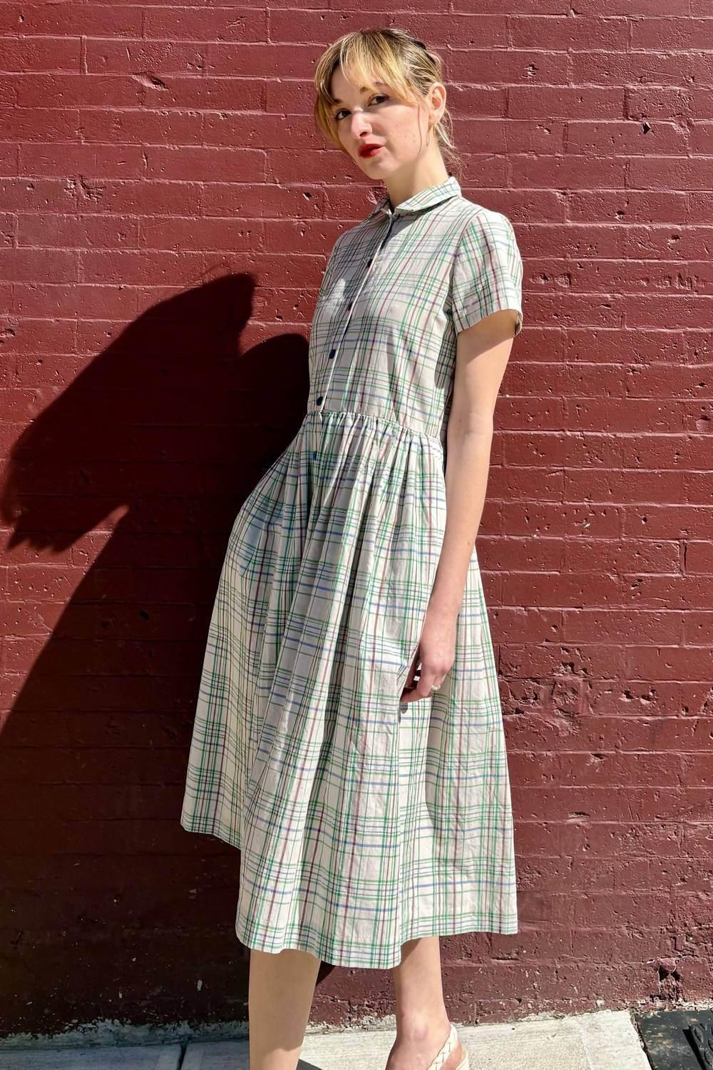 Hope Baumwoll-Karo-Kleid