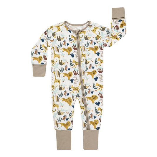 Baby's Pajama Convertible Footie Romper