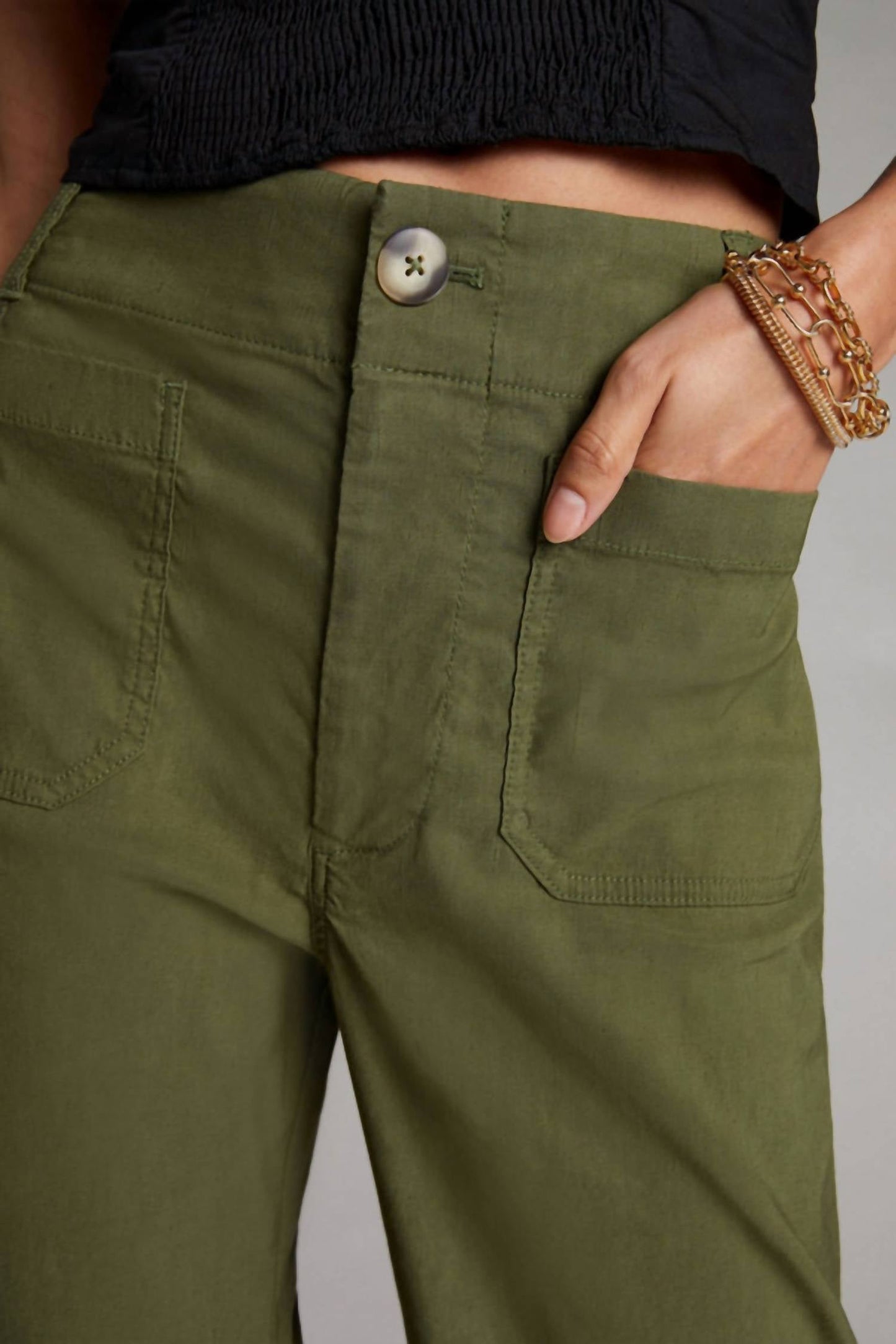 Colette Strickhose Cropped mit weitem Bein