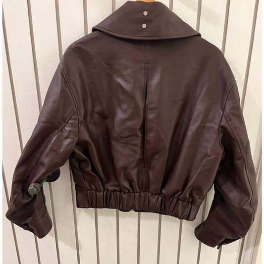 Women's Vegan Leather Jacket