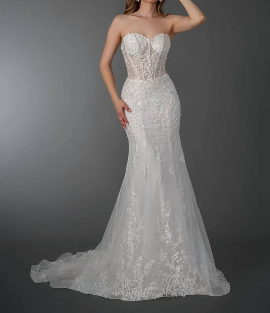 Corset Beaded Wedding Dress