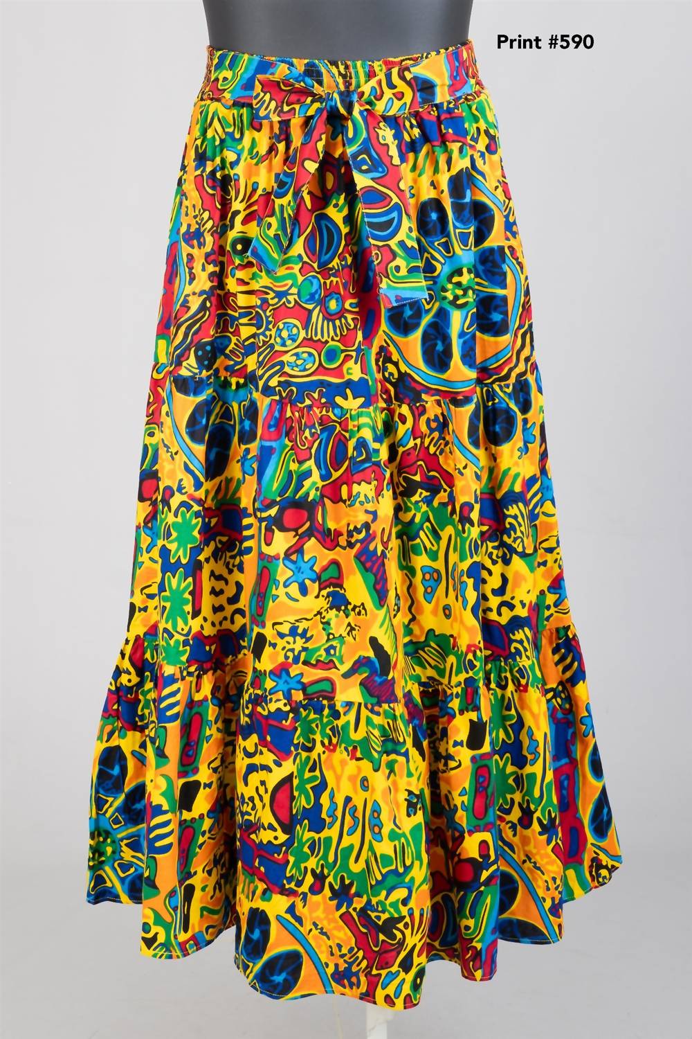 Maxirock mit afrikanischem Print