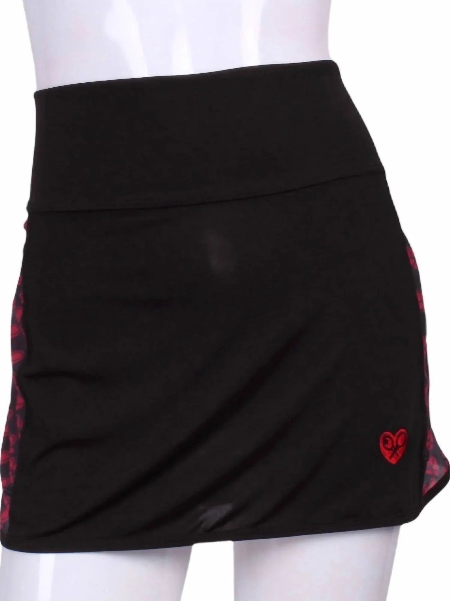 Women's Straight Heart Mesh Skirt