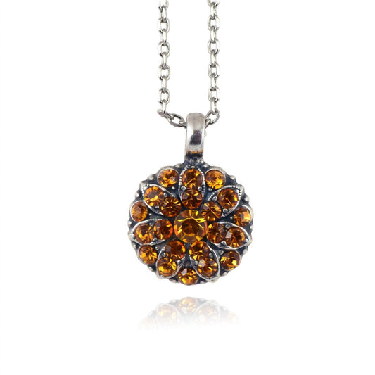 Women's Guardian Angel November Birthstone Pendant