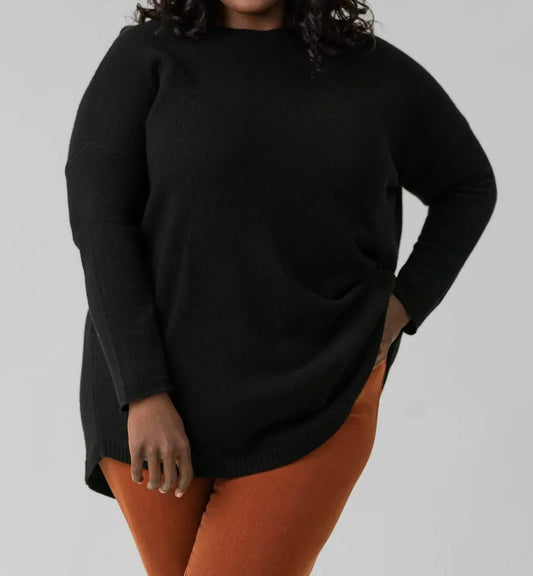 COCOON WOOL BLEND SWEATER - Plus Size