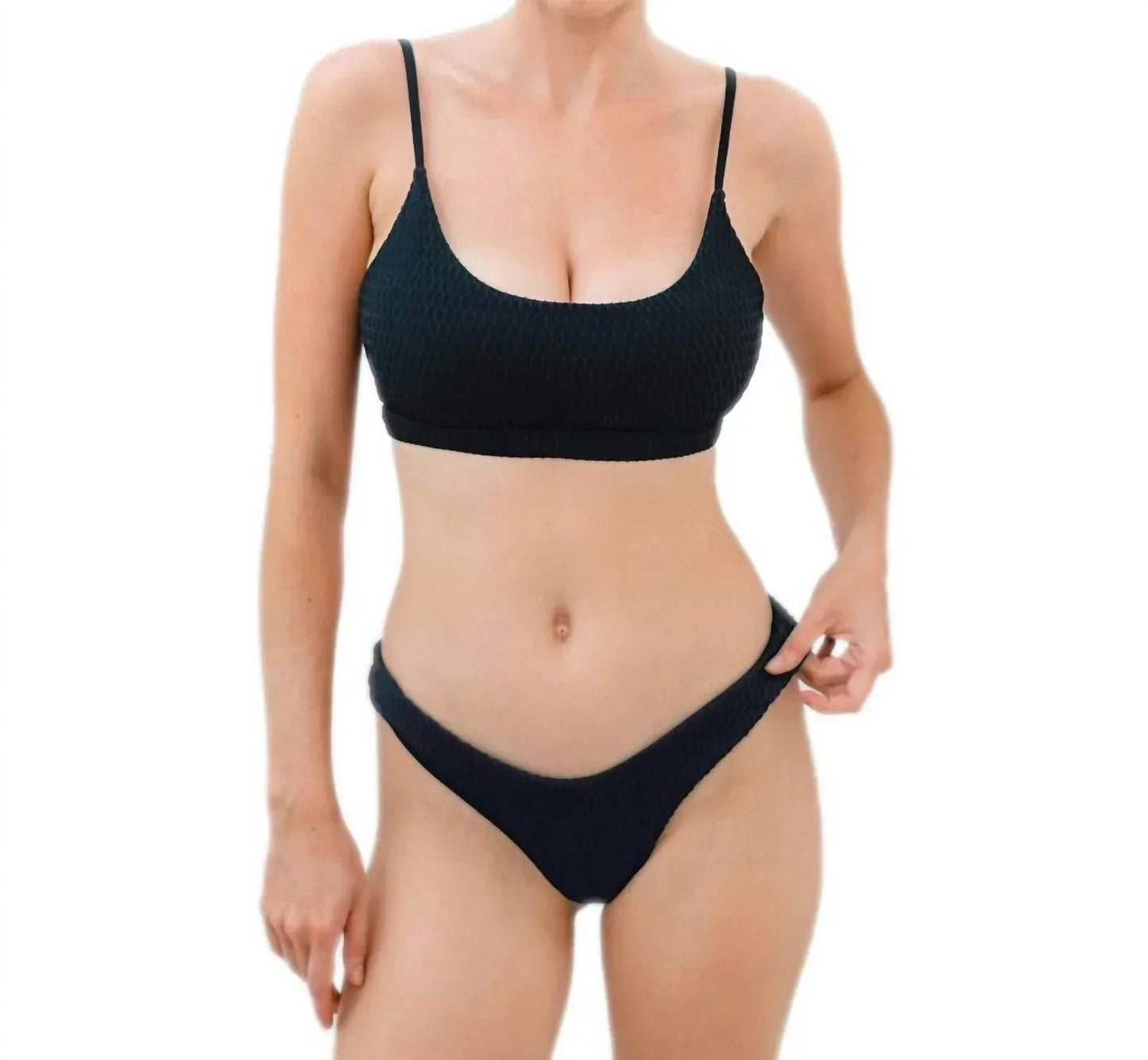 Midnight Surf Bikini Top Retro Surf Chic & Eco Finish