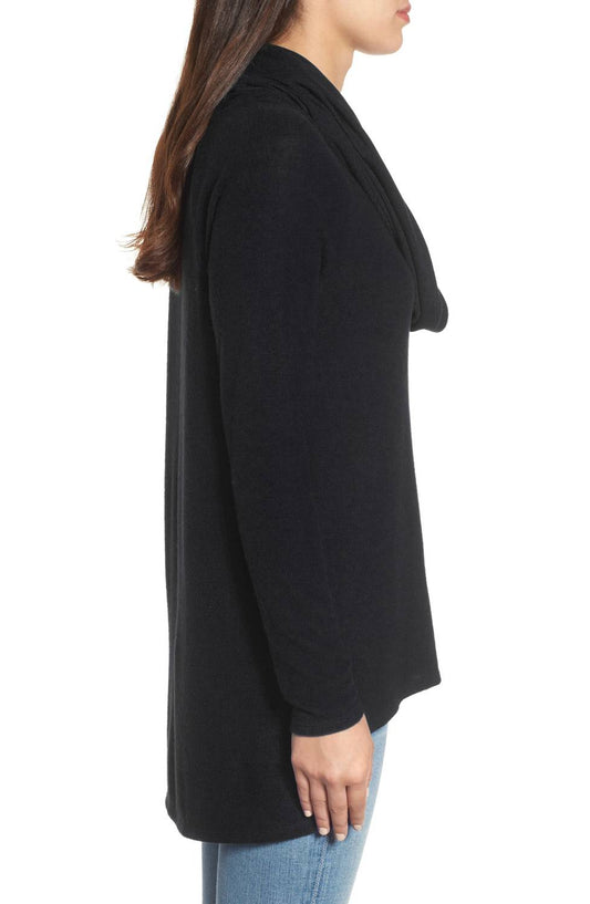 Convertible Neckline Cozy Fleece Tunic
