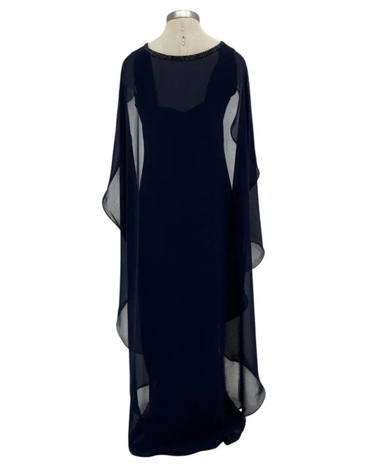 Damenkleid mit angeschnittenen Ärmeln