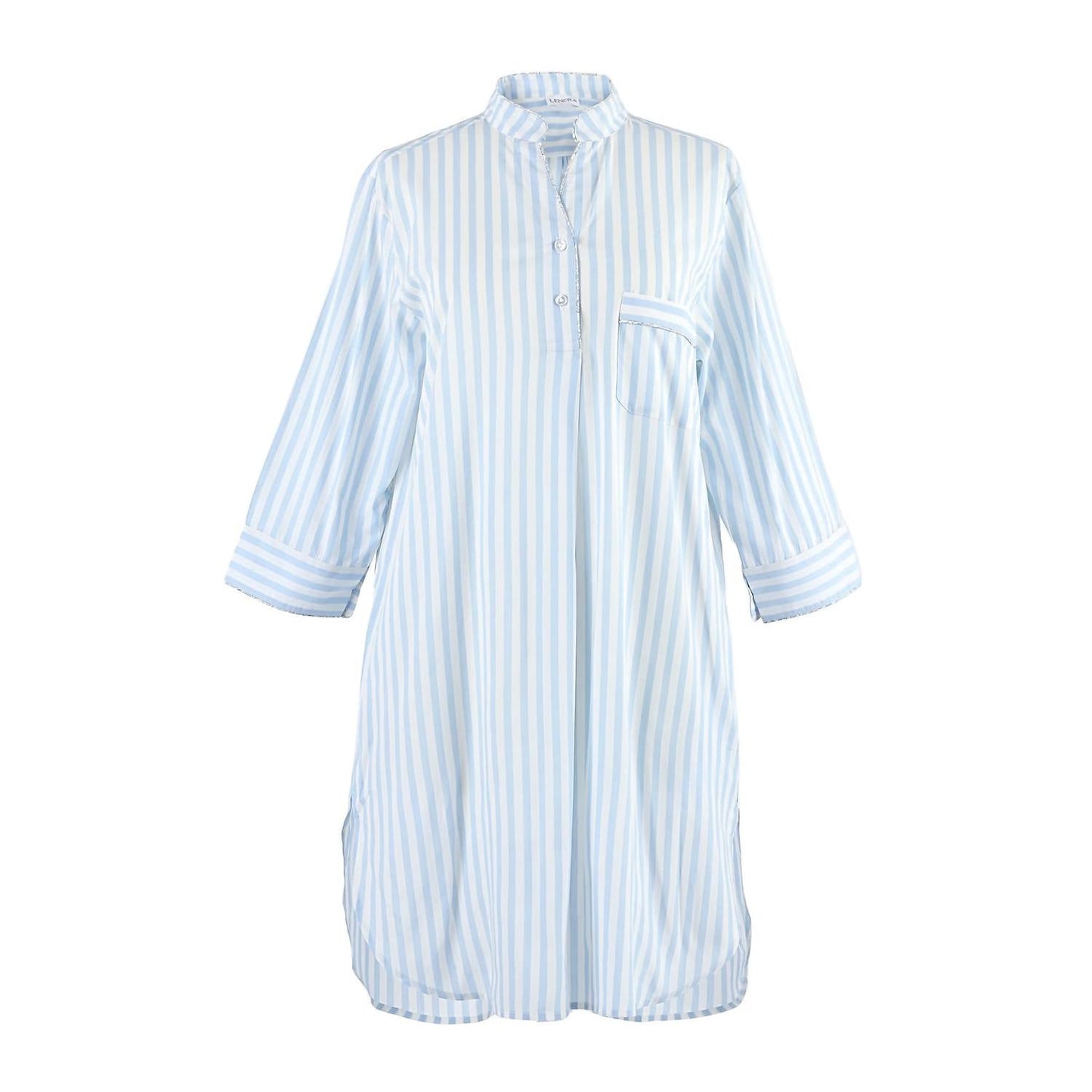 Classic Cotton Striped Nightshirt