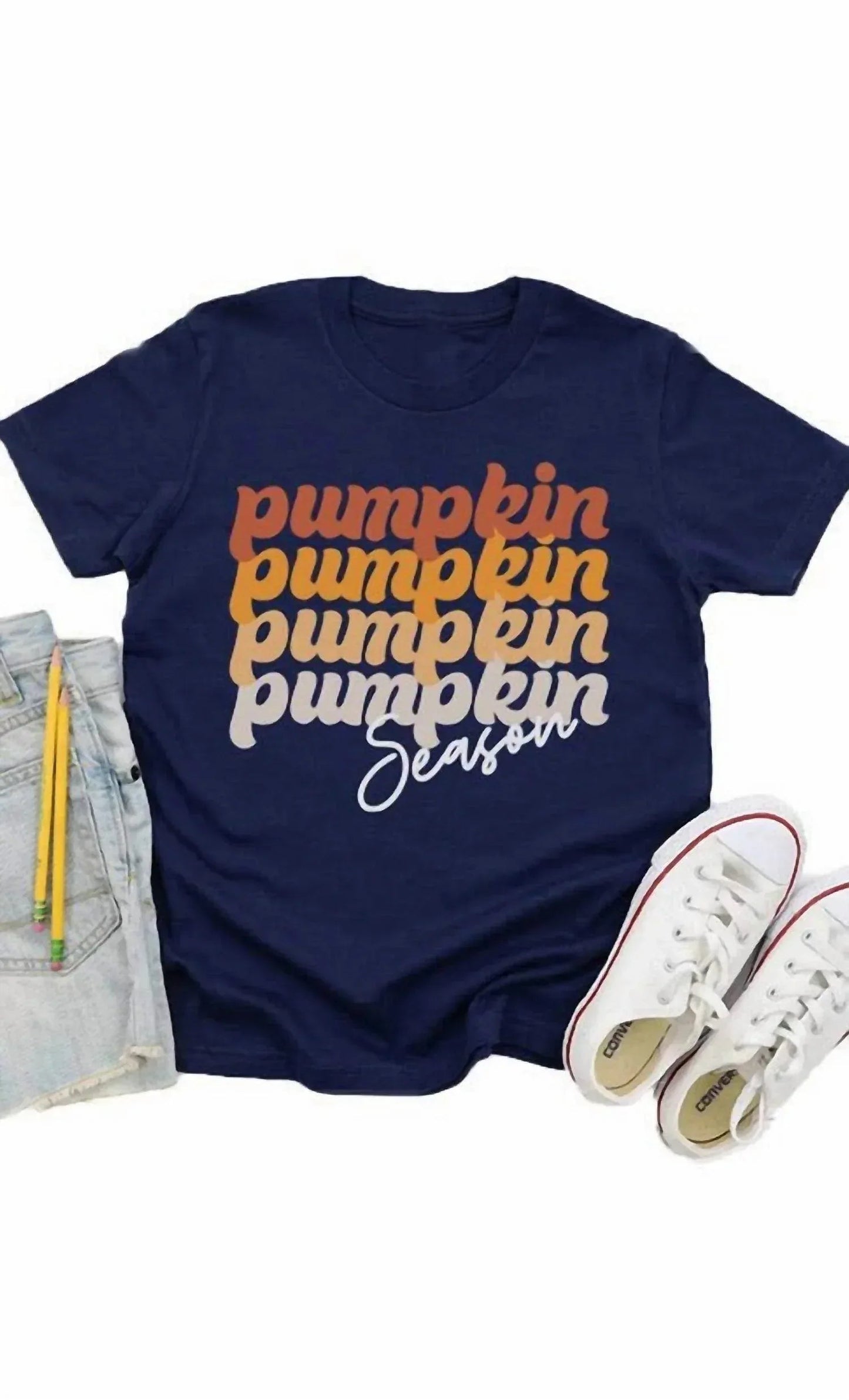Kids Pumpkin Season Graphic Tee