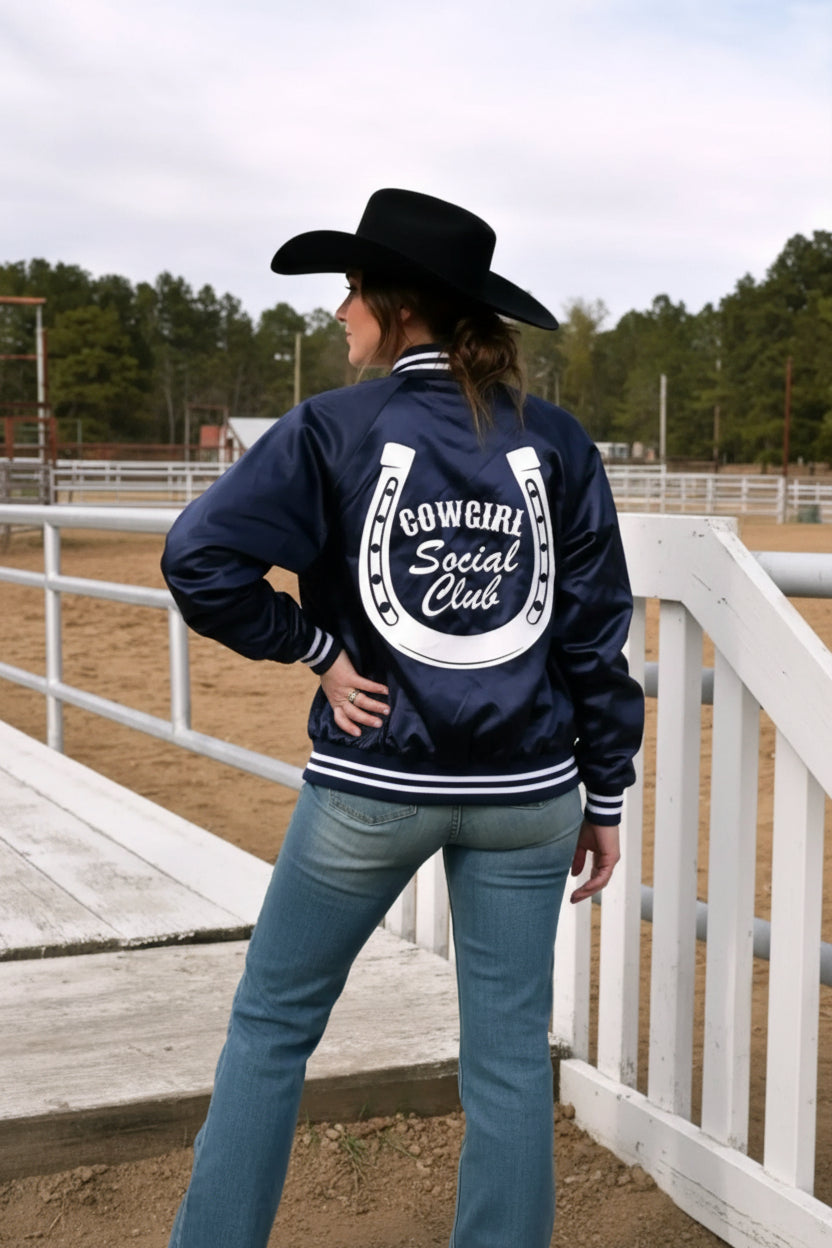 Damen Cowgirl Social Club Bomberjacke