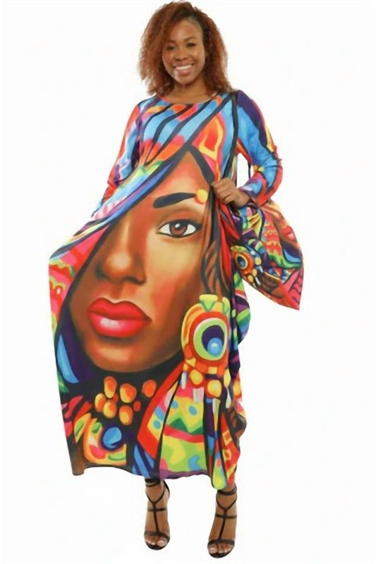 Bold Face Maxi Dress