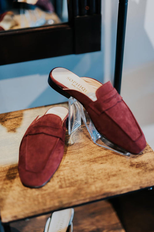 Women's Riviera Suede Backless Mules