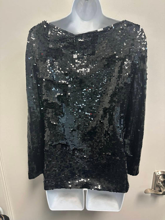 Women's Ricamo A Mano Sequin Long Sleeve Top