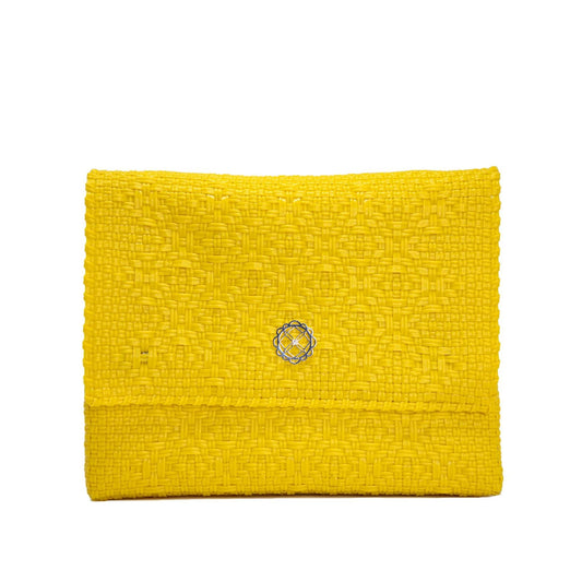 Women's Woven Long Metal Chain Crossbody Bag