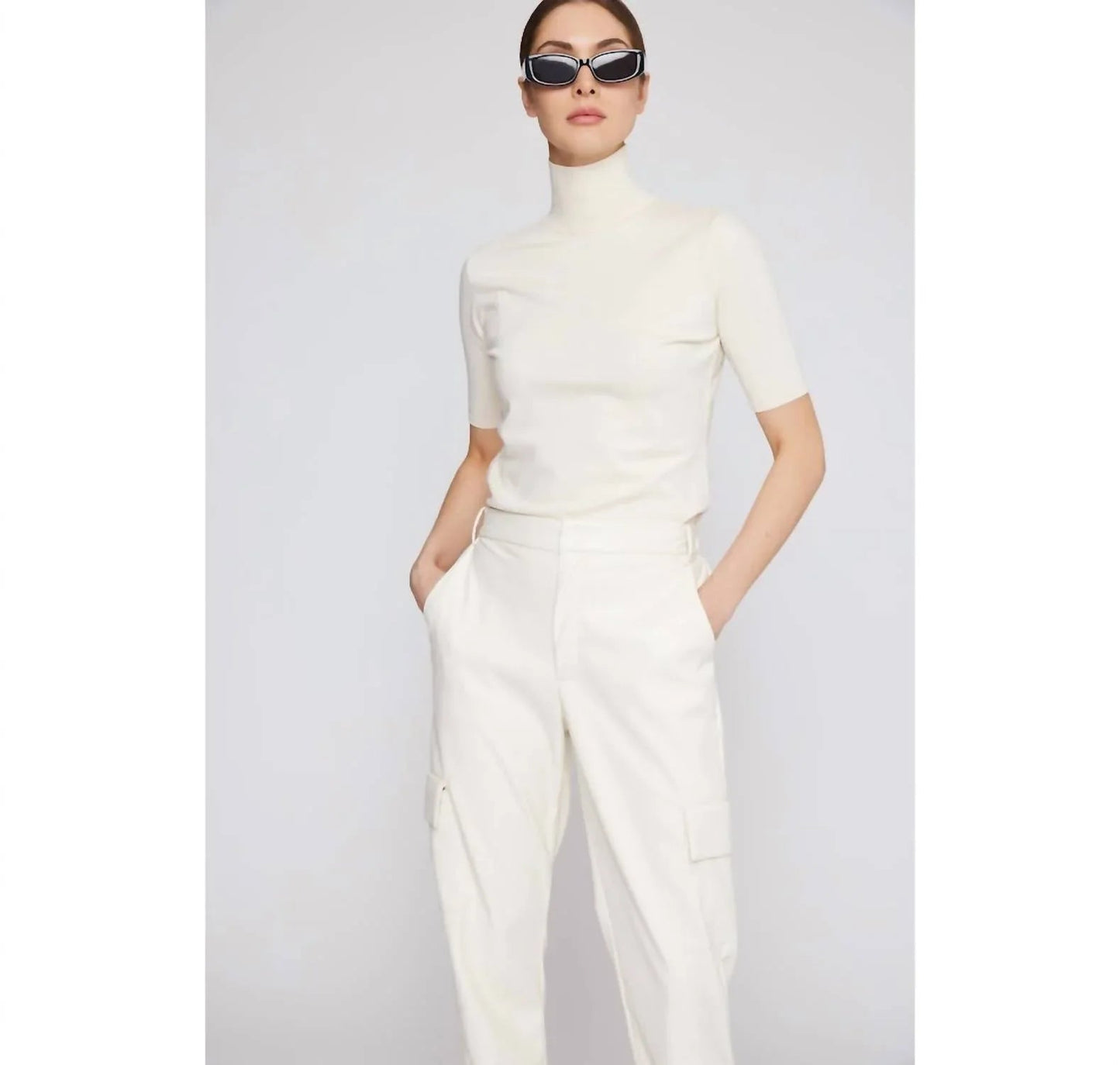 3/4 Modal Turtleneck Top