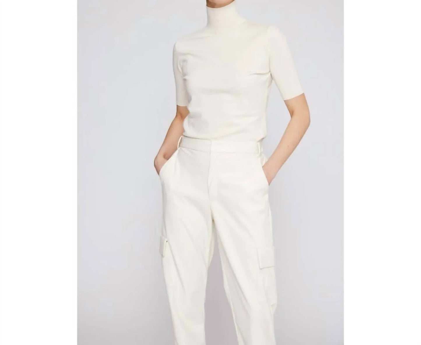 3/4 Modal Turtleneck Top