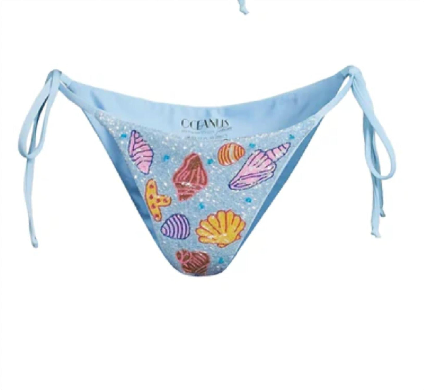 Daphne Groeneveld besticktes Bikiniunterteil „Sea”