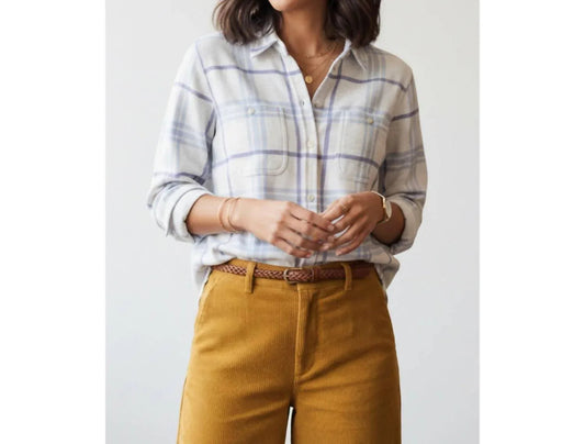 Emilie Button Down Shirt Plaid Shirt