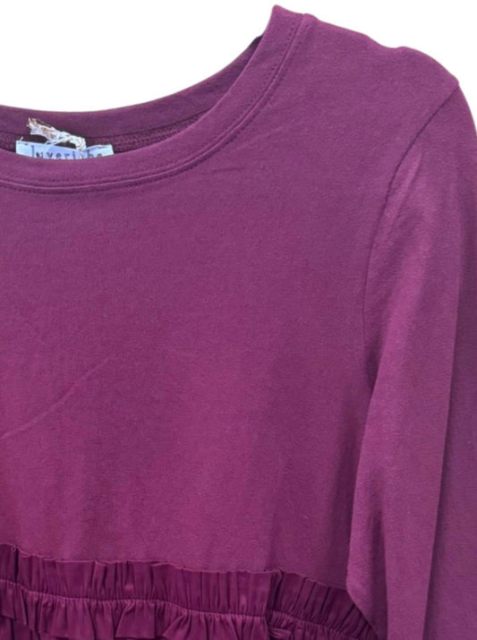 Women's Peplum Long Sleeve Top