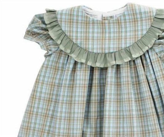 Girl's Brownstone Plaid Float Dress