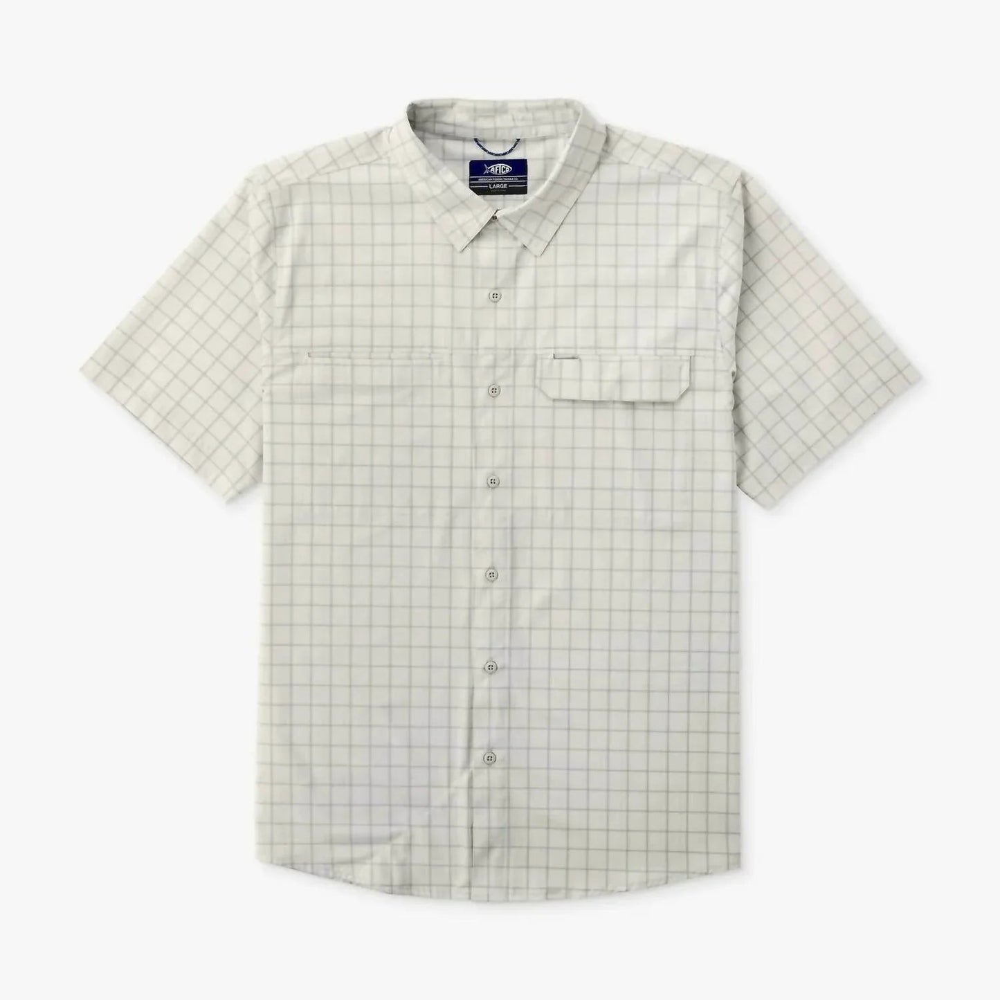 Air-o Mesh Printed Short Sleeve Button Down Shirt