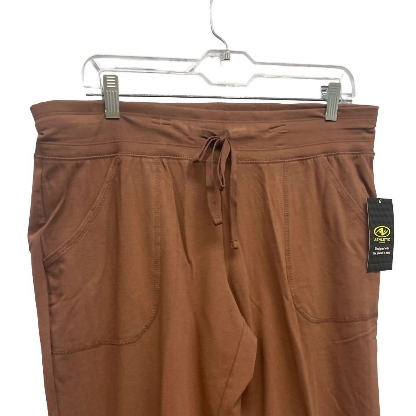 2 Petite Elastic Drawstring Yoga Pants