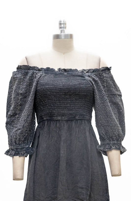 Women's Vintage Grace Eyelet Top