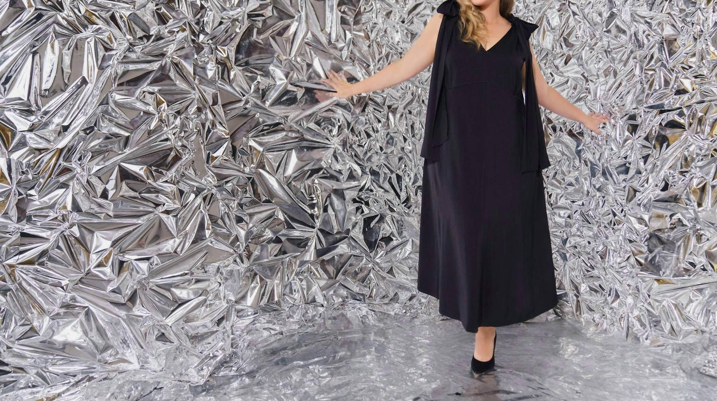 Sakura Stretch Long Midi Dress - Plus