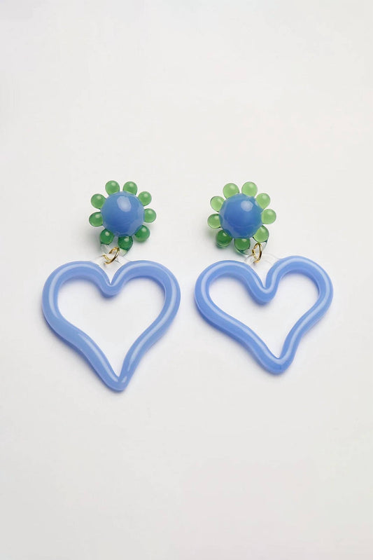 Women's Xl Heart Earrings
