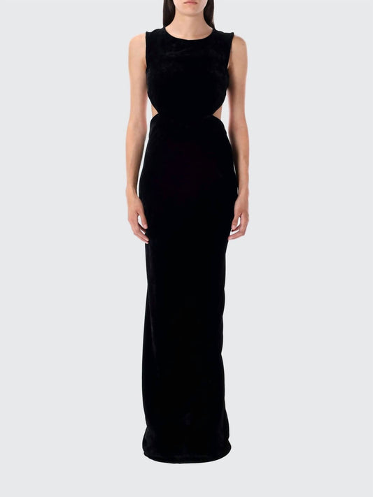 Abito Open Back Gown