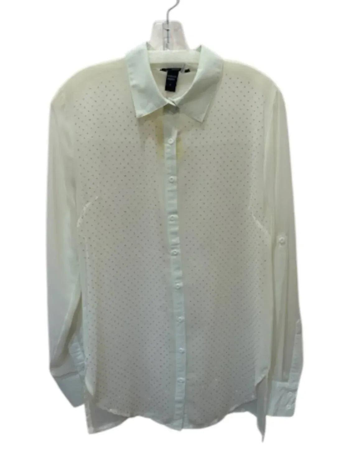 Women's Sheer With Dots Blouse