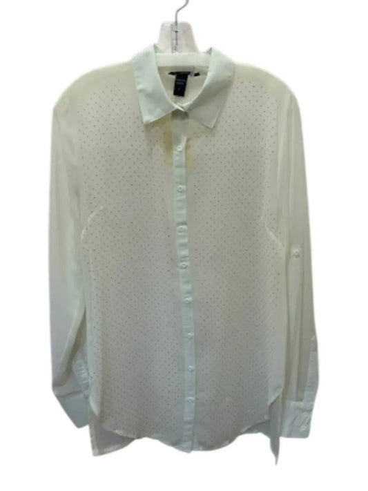 Women's Sheer With Dots Blouse
