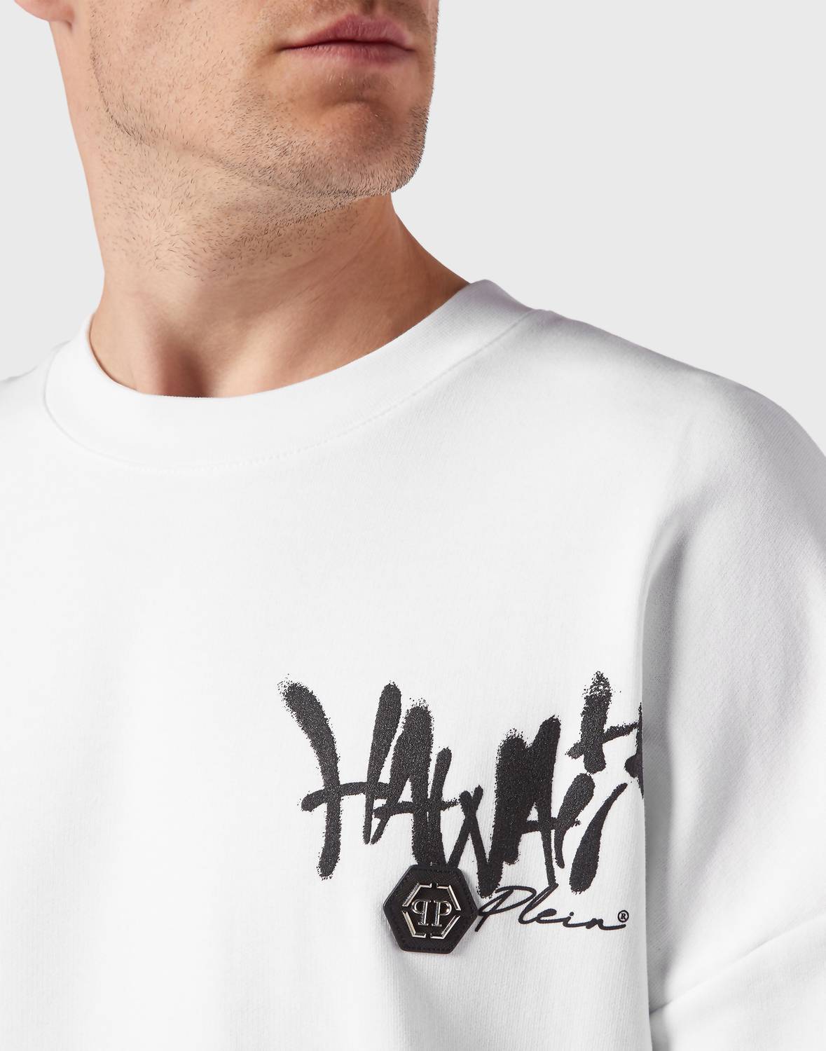 Herren-Pullover mit Grafikdruck