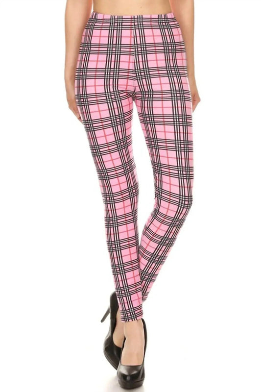 Valentinstags-Leggings TC2 im Schottenkaro