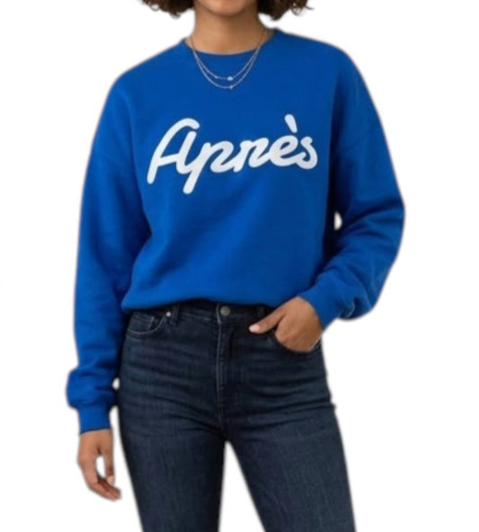 Aprés Crewneck Pullover Sweatshirt