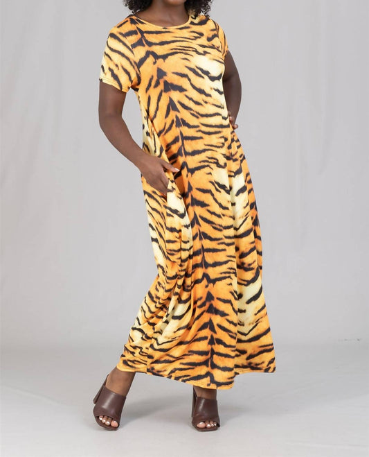 Animal Print Maxi Dress