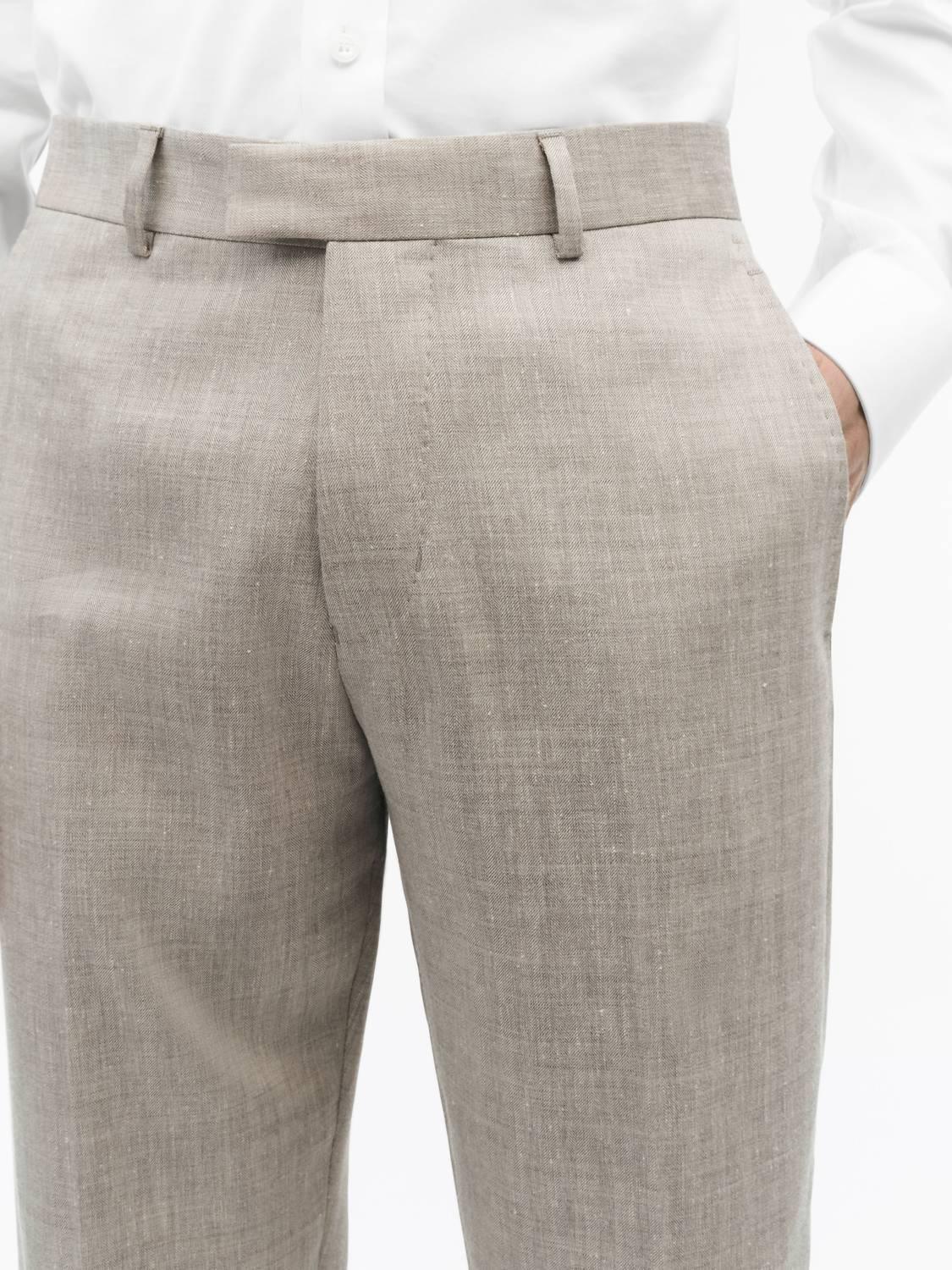 Tense Linen Blend Trousers