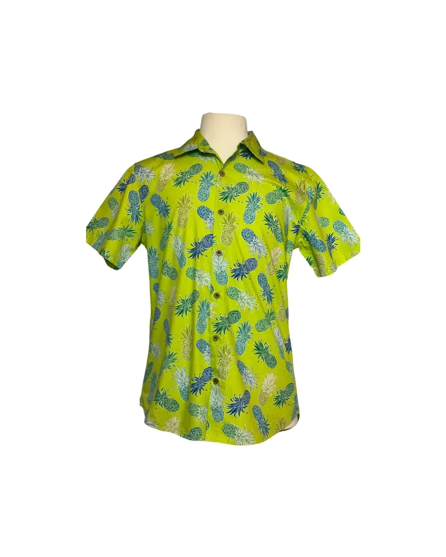 Boys Pineapples S/s "kalani" Aloha Shirt