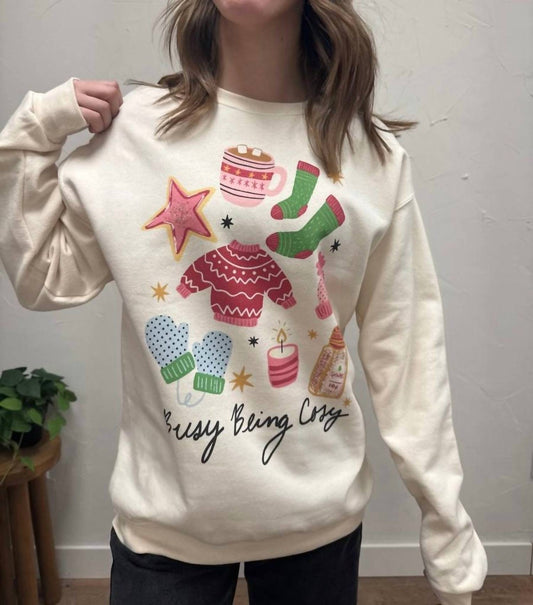 Busy Being Cozy Sweatshirt