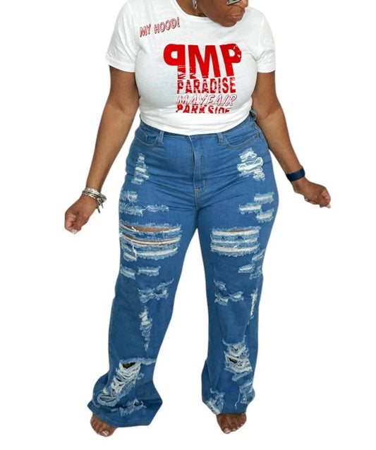 Distressed Jeans