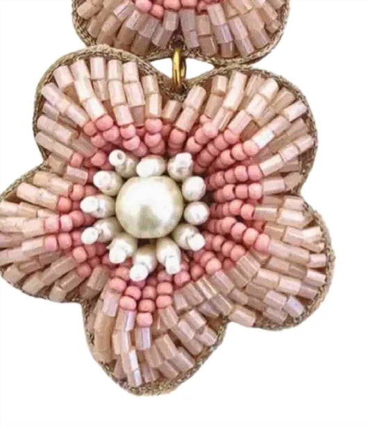 Damen-Ohrringe Bali-Blume